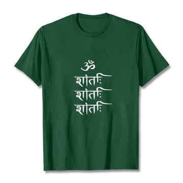 OM MANTRA Sanskrit Pattern Tee T-shirt
