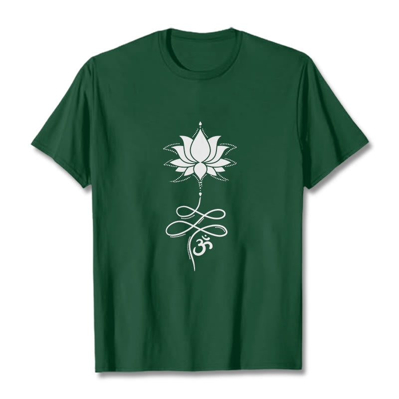 Lotus OM Sanskrit Tee T-shirt