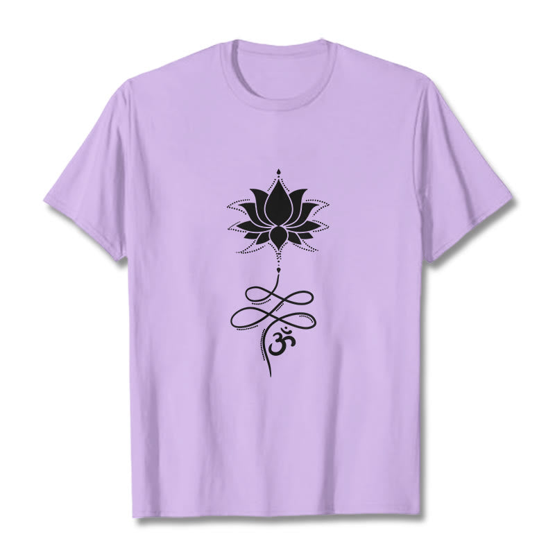 Lotus OM Sanskrit Tee T-shirt