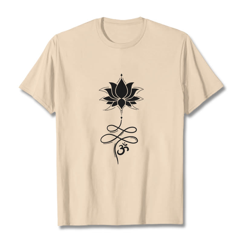Lotus OM Sanskrit Tee T-shirt
