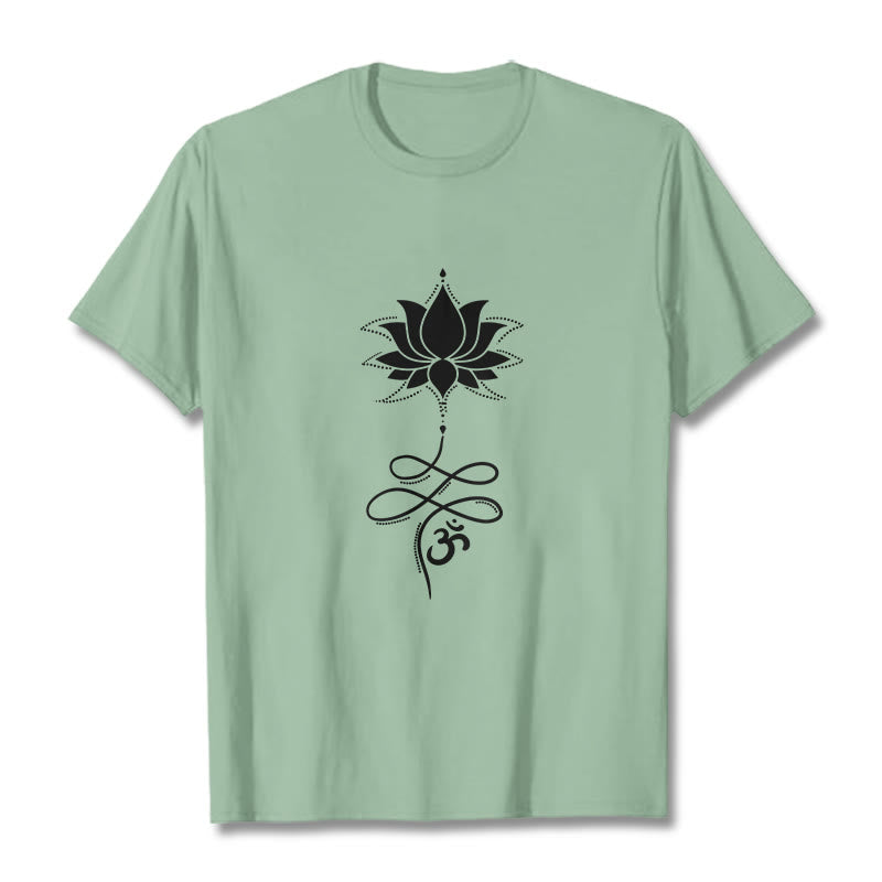 Lotus OM Sanskrit Tee T-shirt
