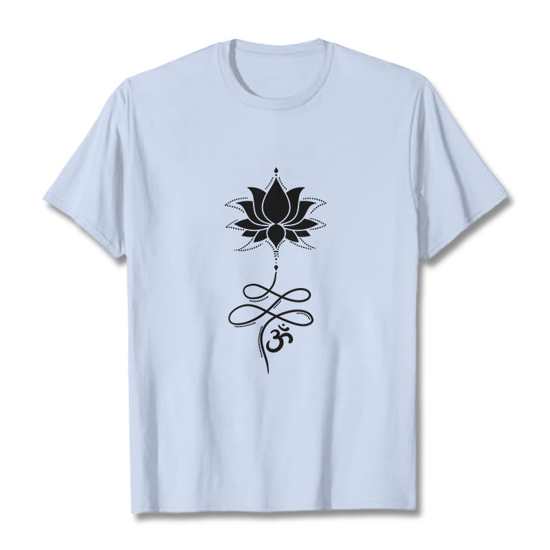 Lotus OM Sanskrit Tee T-shirt