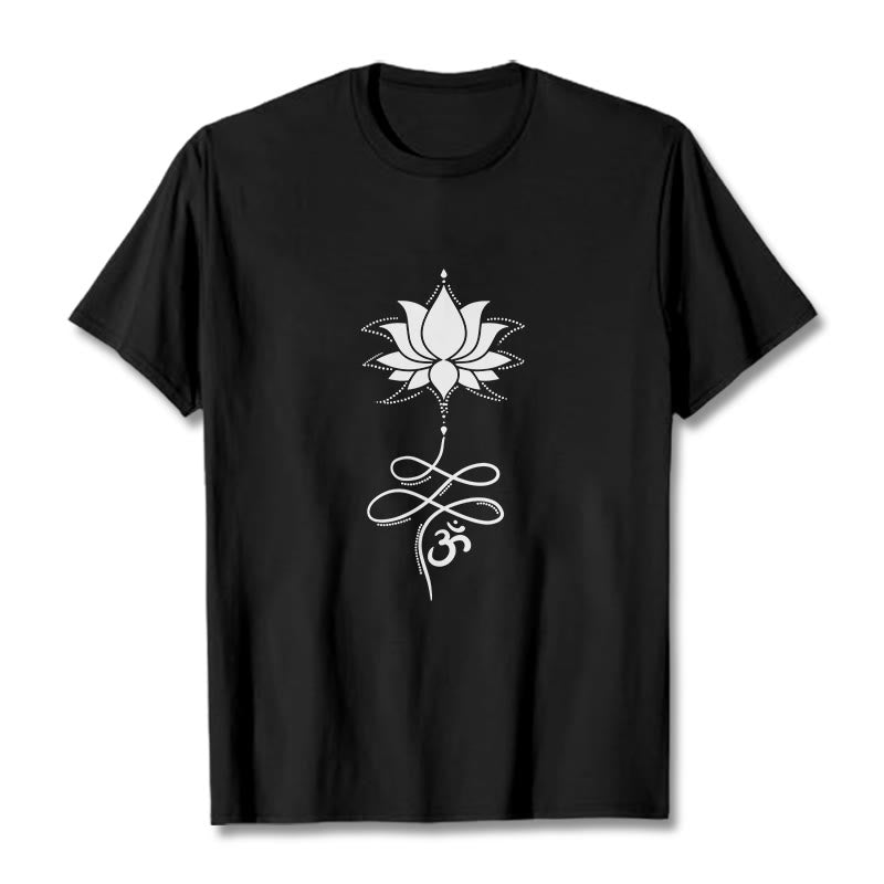 Lotus OM Sanskrit Tee T-shirt