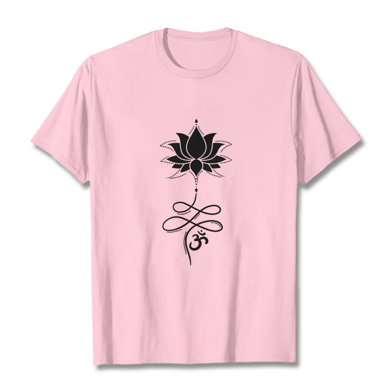 Lotus OM Sanskrit Tee T-shirt