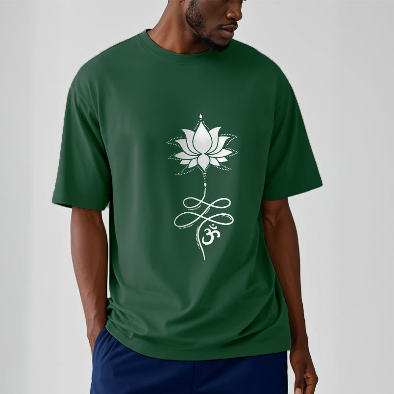Lotus OM Sanskrit Tee T-shirt