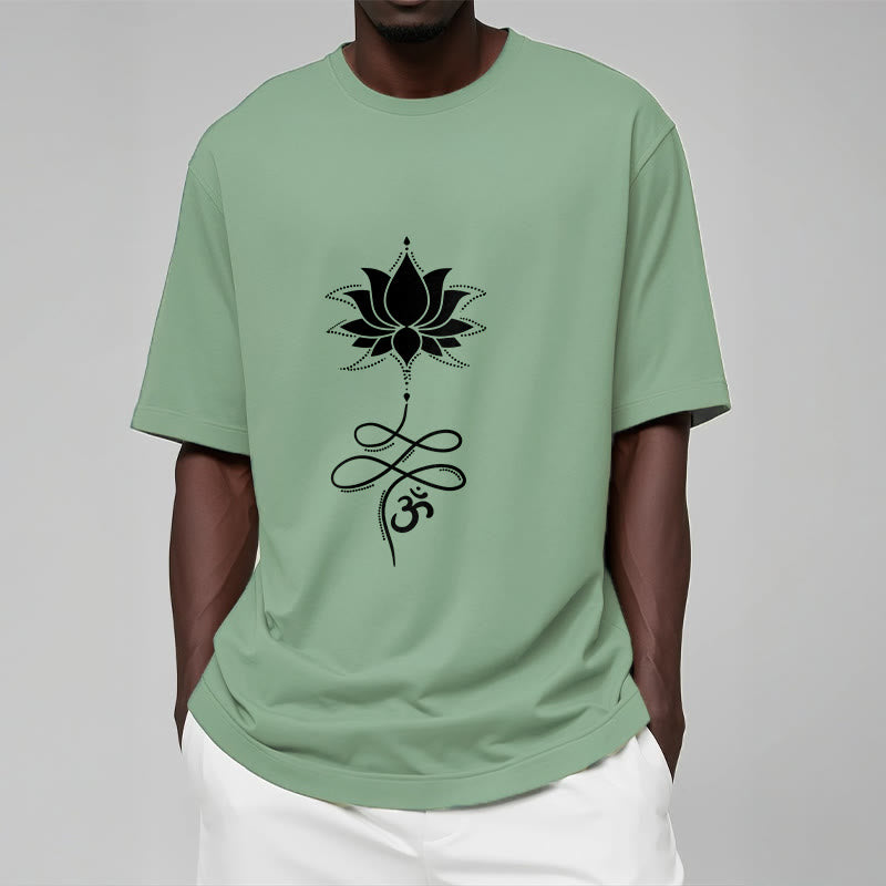 Lotus OM Sanskrit Tee T-shirt