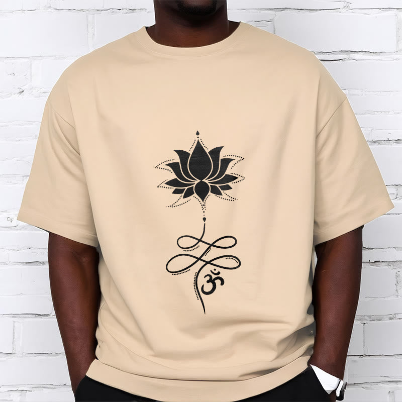 Lotus OM Sanskrit Tee T-shirt