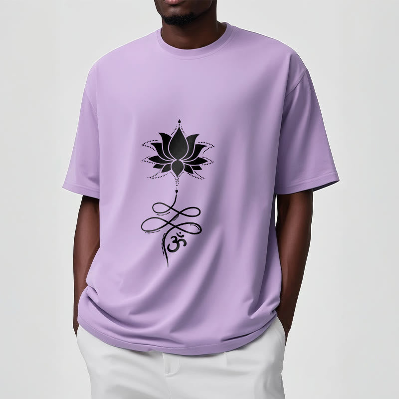 Lotus OM Sanskrit Tee T-shirt