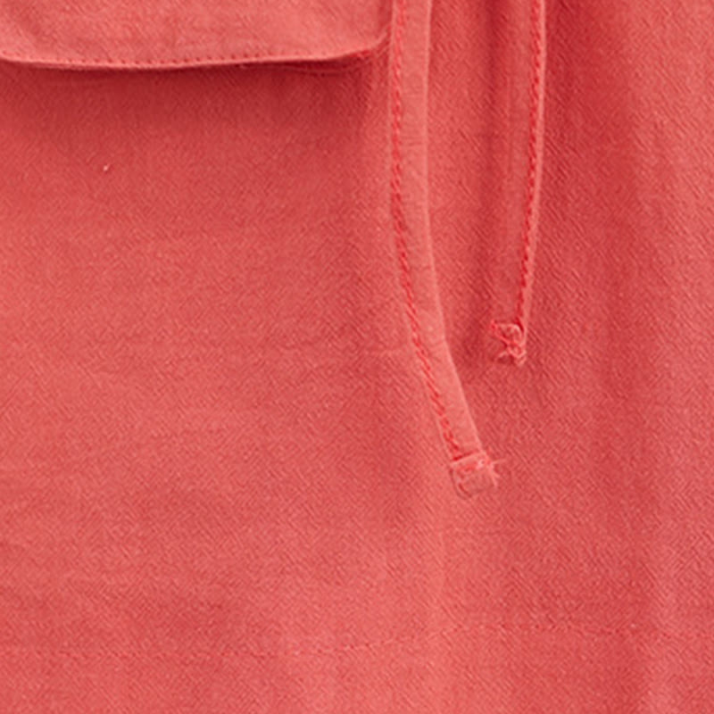 Tactile Cotton Linen Minimalist Grounding Midi Dress