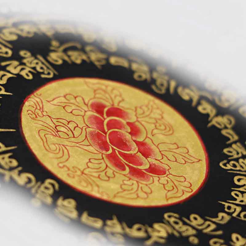 Tibetan Thangka Painting Om Mani Padme Hum Scripture Handmade Decoration(Random Style)