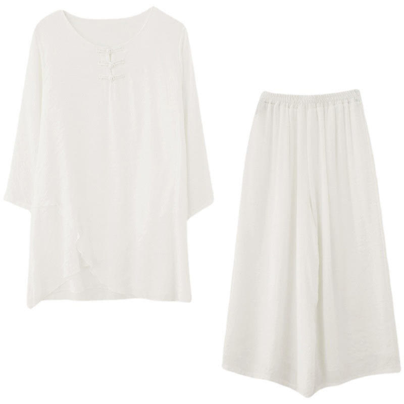 Breathable Cotton Linen Minimalist Meditation Set