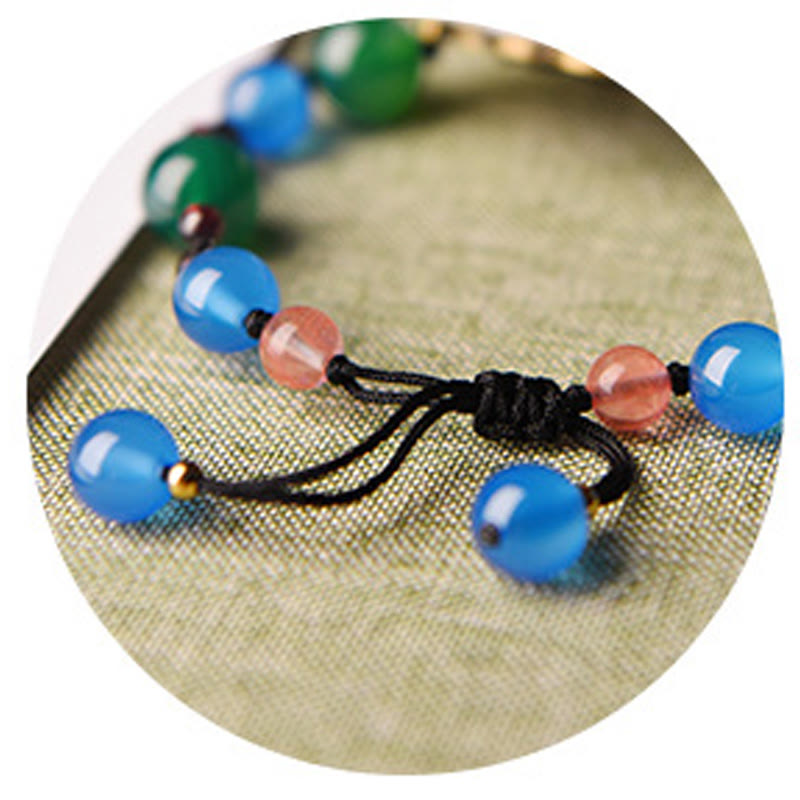 Agate Shell Flower Support Bracelet