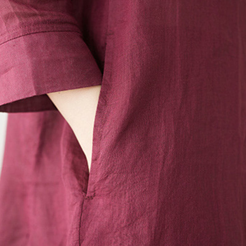 Tactile Cotton Blend Wide-Leg Women's Meditation Set