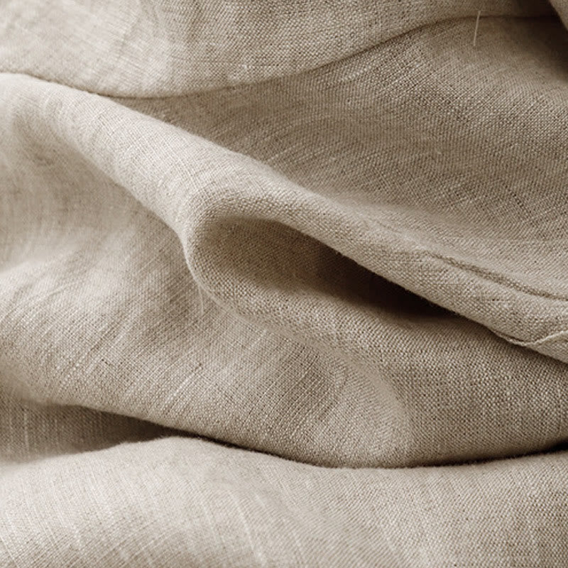 Breathable Cotton Linen High-Waist Tapered Meditation Pants
