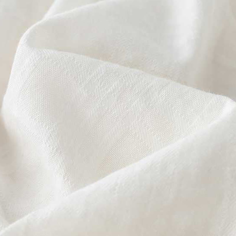 Grounded Cotton Linen Stand Collar Meditation Midi Dress
