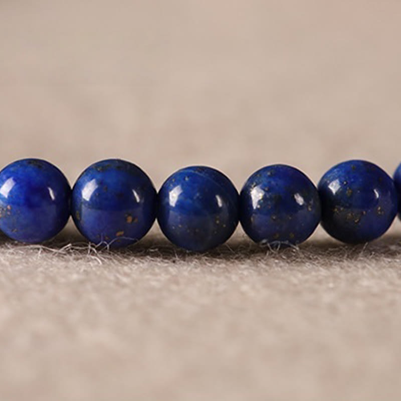 Minimalist Ultra-Thin Lapis Lazuli Red Agate & Shoushan Stone Beaded Bracelet