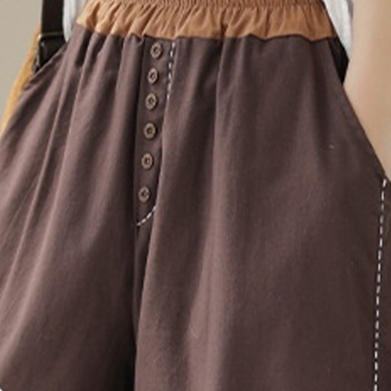 Tactile Cotton Linen Tapered Grounding Harem Pants