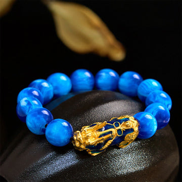Colorful Sea Willow Color Change PiXiu Positive Healing Bracelet