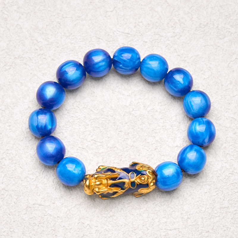 Colorful Sea Willow Color Change PiXiu Positive Healing Bracelet