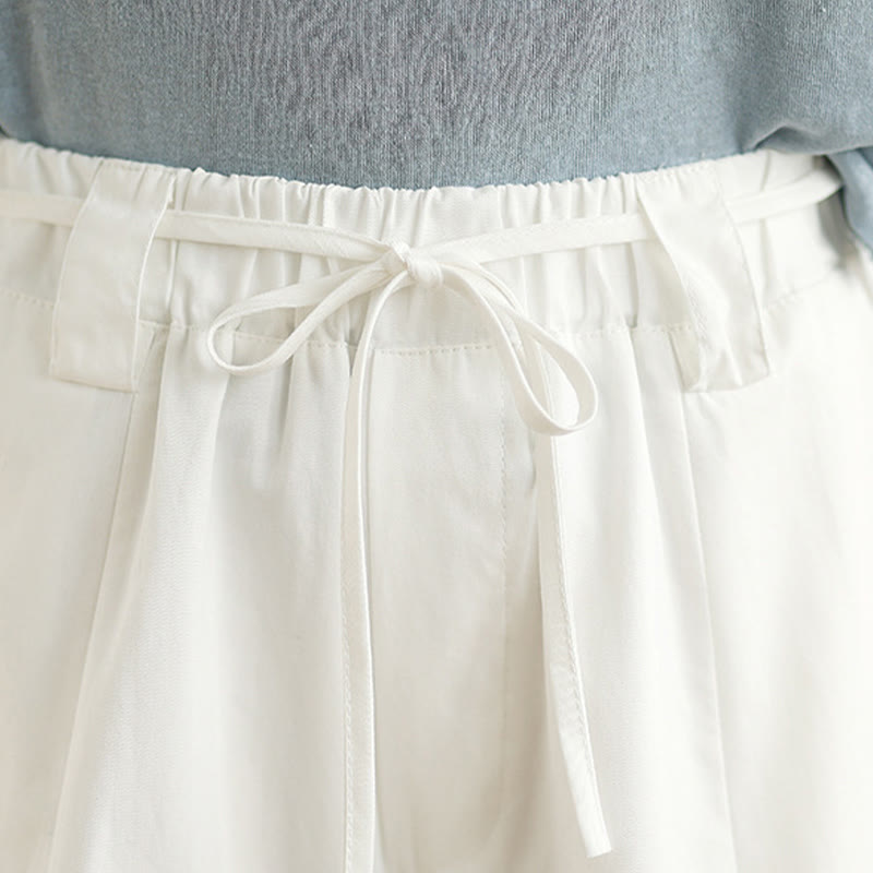 Breathable Split Wide-Leg Grounding Pants with Pockets