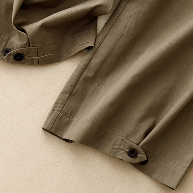Women's Breathable Cotton Wide-Leg Meditation Pants