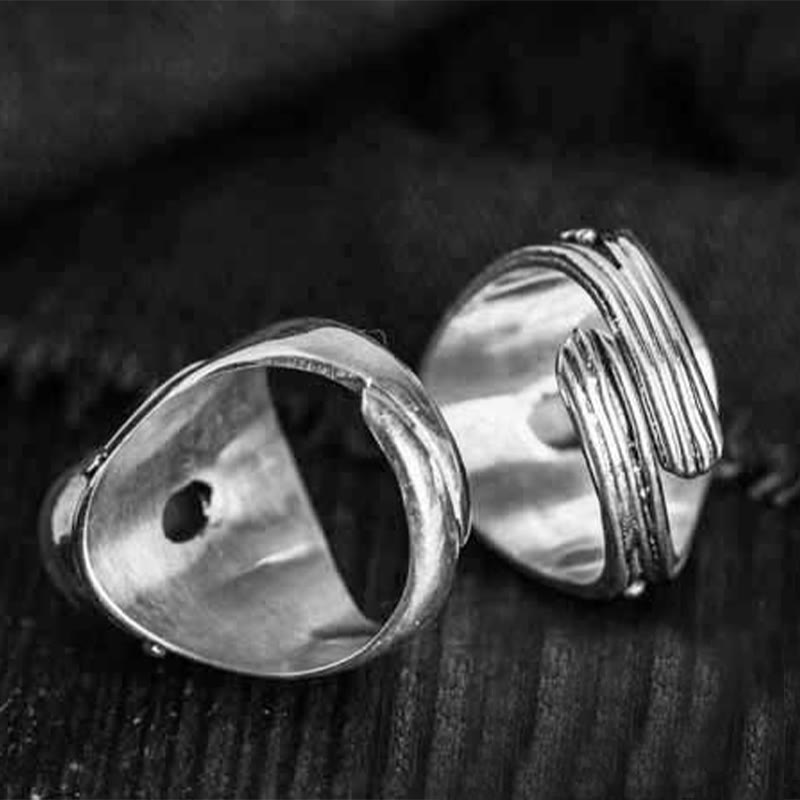 Handmade Natural Moonstone 925 Sterling Silver Adjustable Ring