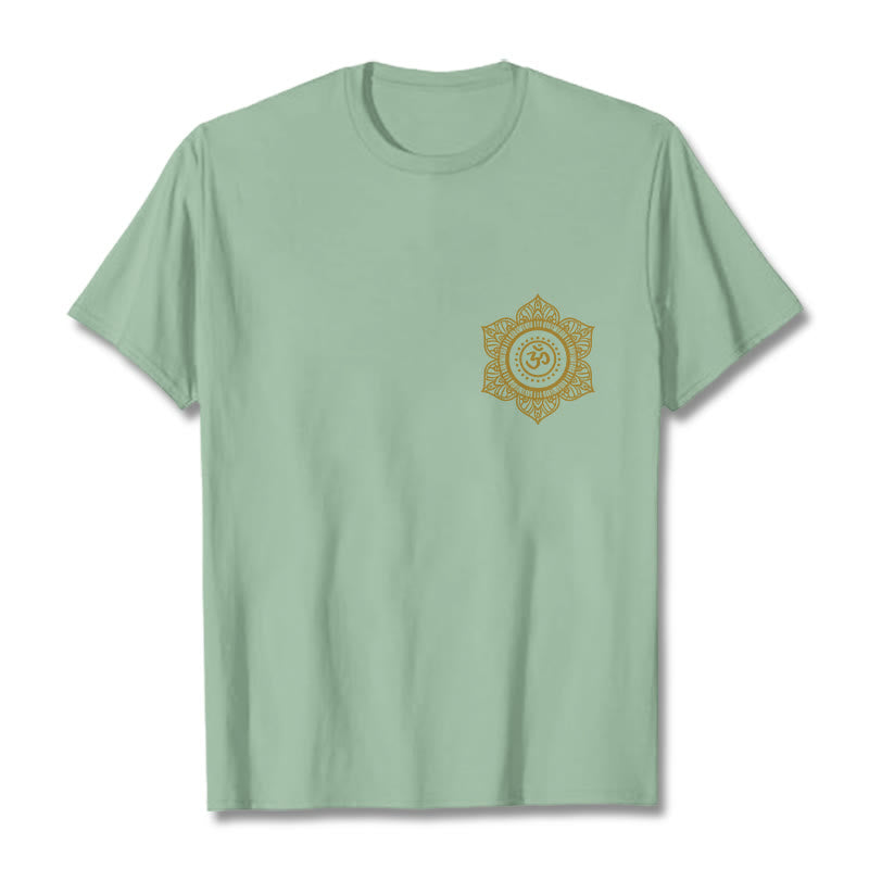 Golden Mandala OM Pattern Tee T-shirt