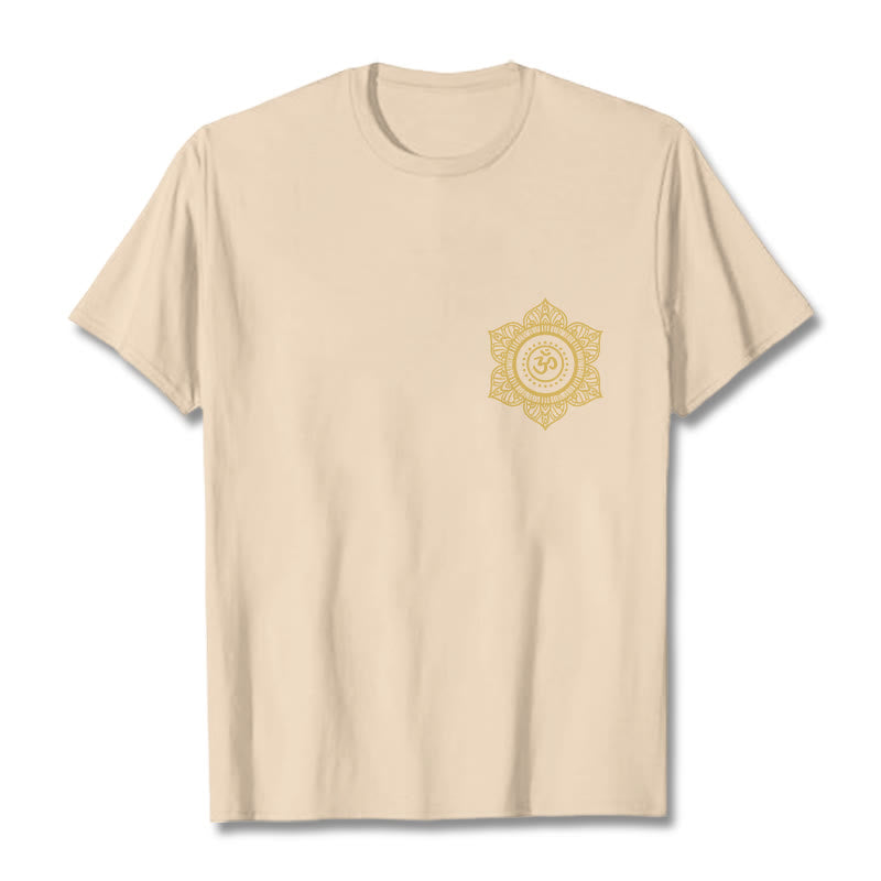 Golden Mandala OM Pattern Tee T-shirt