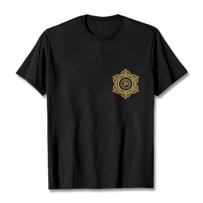 Golden Mandala OM Pattern Tee T-shirt
