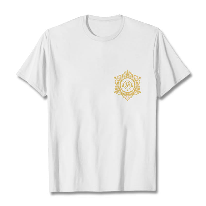Golden Mandala OM Pattern Tee T-shirt