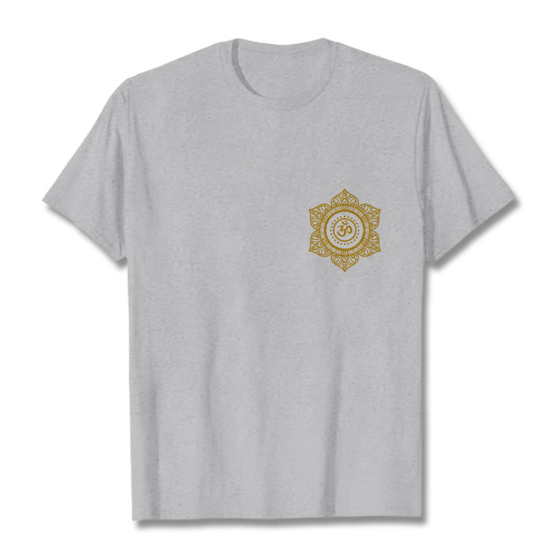 Golden Mandala OM Pattern Tee T-shirt
