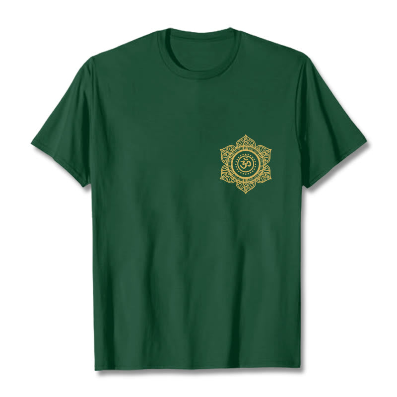 Golden Mandala OM Pattern Tee T-shirt