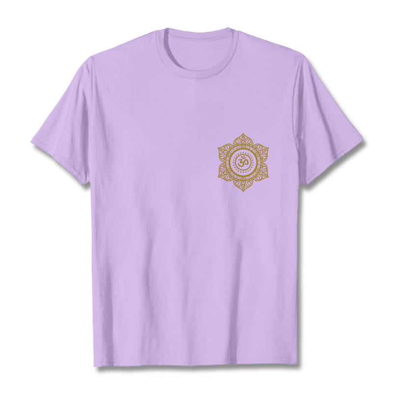 Golden Mandala OM Pattern Tee T-shirt