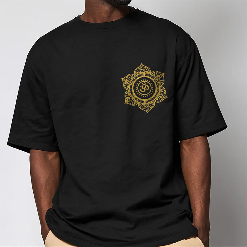 Golden Mandala OM Pattern Tee T-shirt