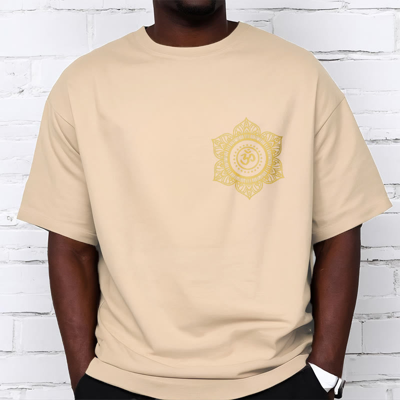 Golden Mandala OM Pattern Tee T-shirt