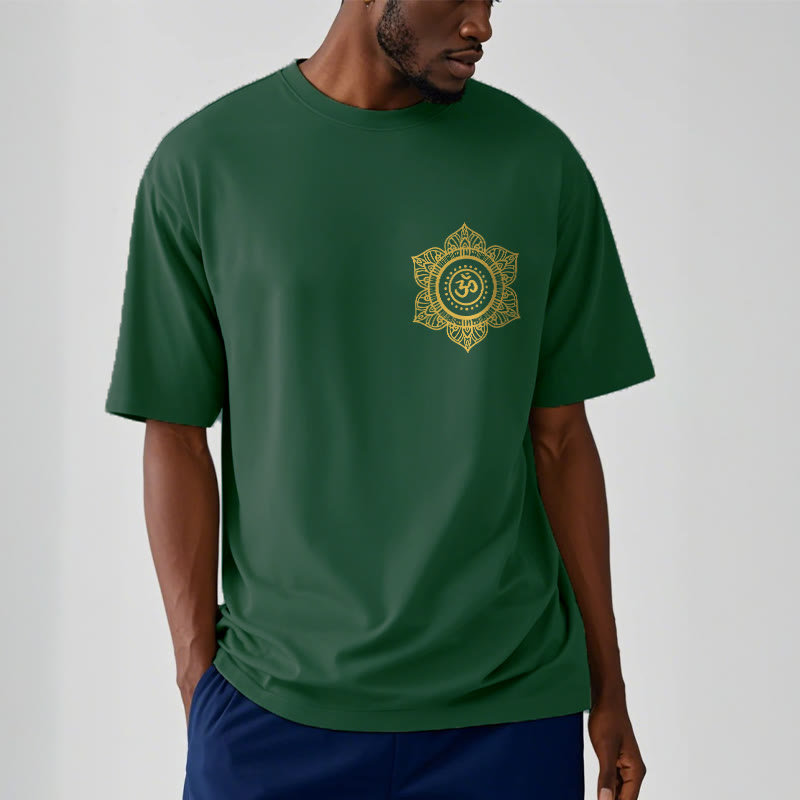 Golden Mandala OM Pattern Tee T-shirt