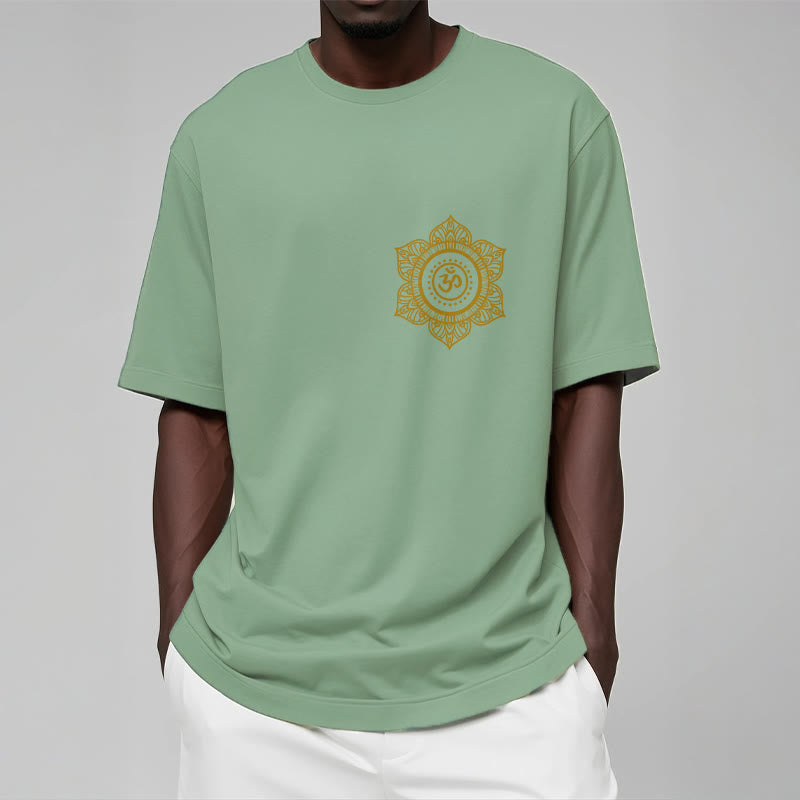 Golden Mandala OM Pattern Tee T-shirt