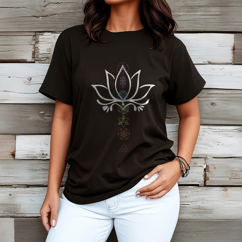 Lotus Sacred Geometry Tee T-shirt
