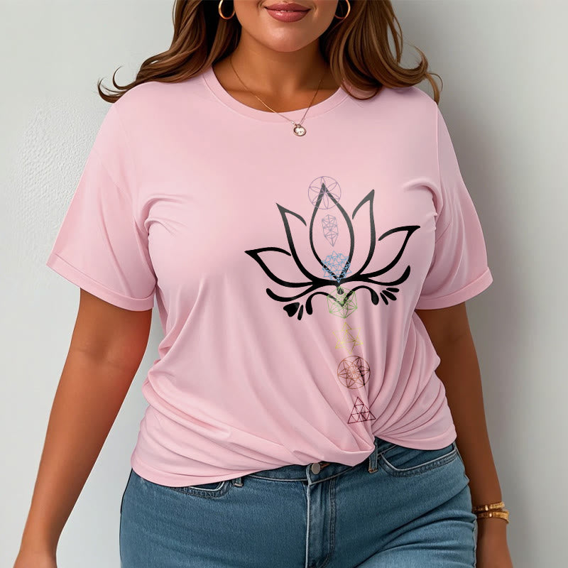 Lotus Sacred Geometry Tee T-shirt