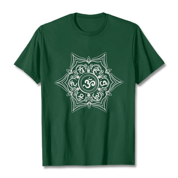 Soft Cotton Sacred Mandala Meditation T-Shirt