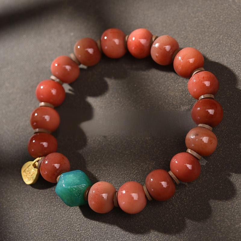 Vintage Tibetan Camel Bone Tassel Luck Bracelet