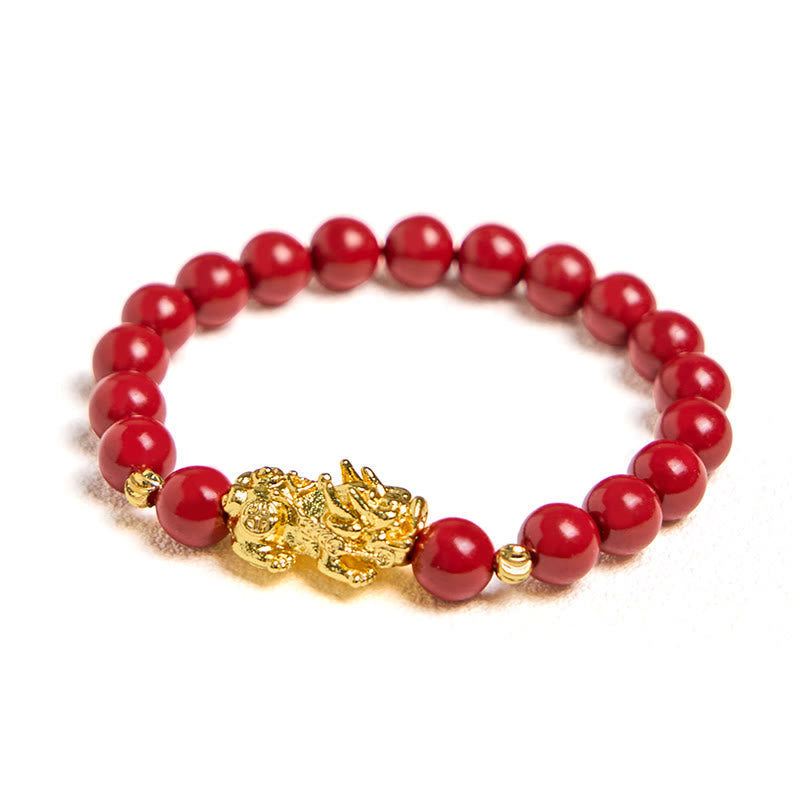 Cinnabar PiXiu Calm Blessing Bracelet