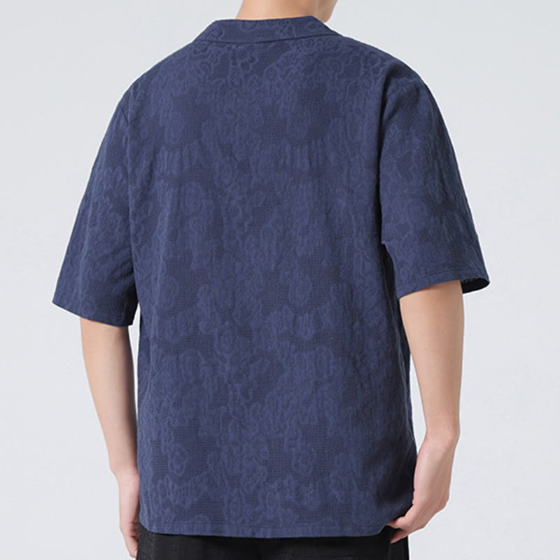 Cotton Linen Frog-Button Tai Chi Meditation Shirt