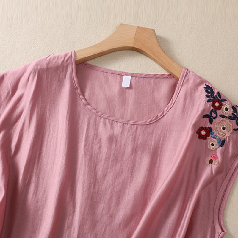 Tactile Cotton Linen Embroidered Mindful Meditation Vest