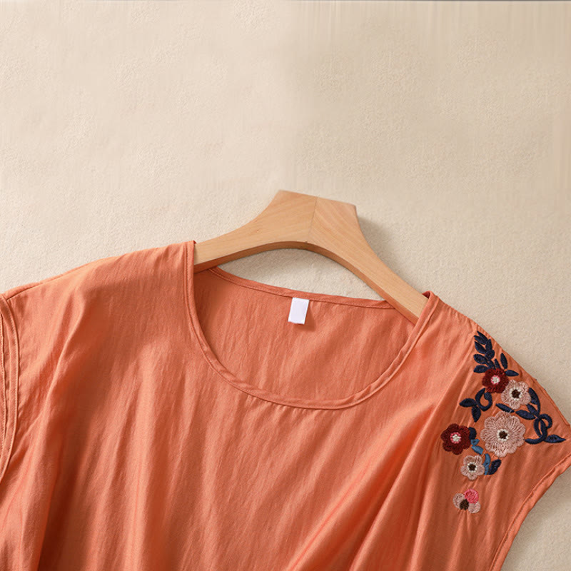 Tactile Cotton Linen Embroidered Mindful Meditation Vest