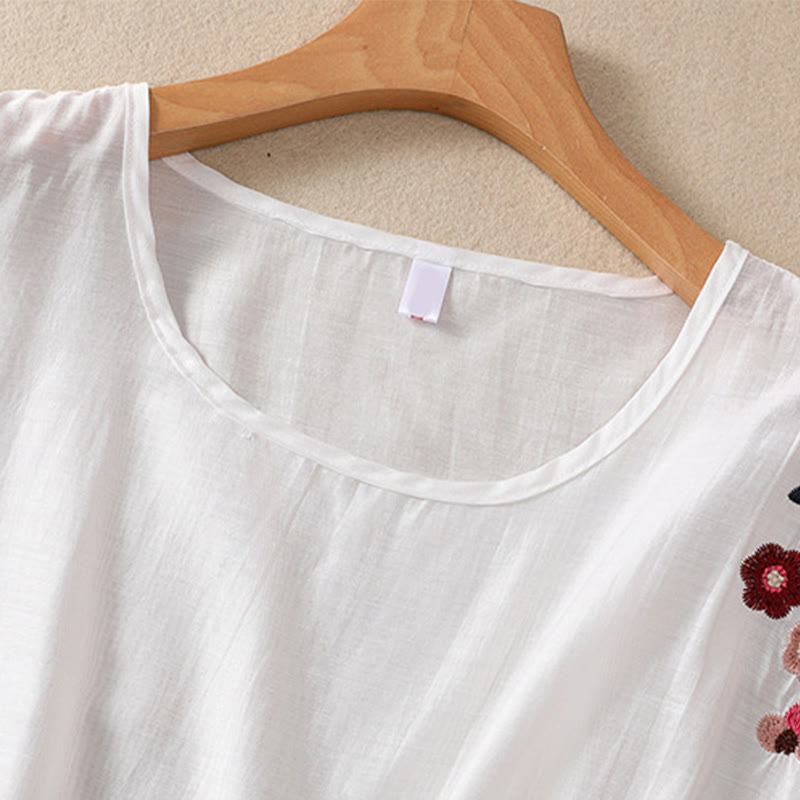 Tactile Cotton Linen Embroidered Mindful Meditation Vest