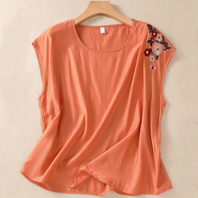Tactile Cotton Linen Embroidered Mindful Meditation Vest