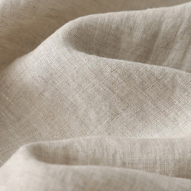 Casual Colorblock Drawstring Women's Cotton Wide Leg Pants With Pockets