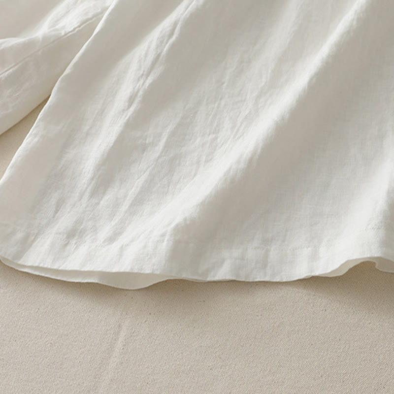 Casual Plain Tucker Pleats Elastic Women's Polyester Wide Leg Pants With Pockets