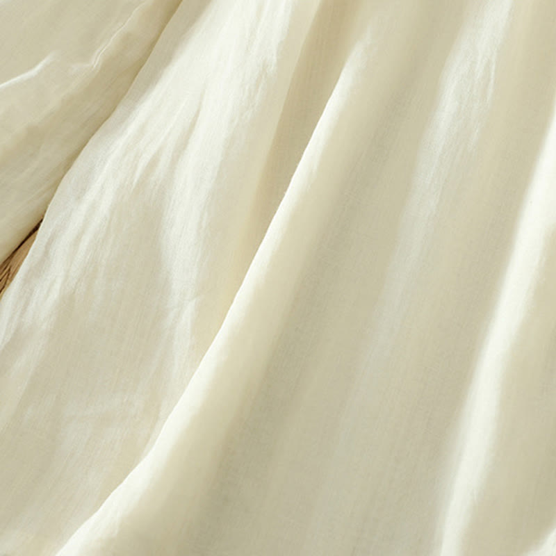 Casual Plain Lined Ribbon Elastic Women's Polyester Wide Leg Pants With Pockets